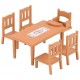 Table et chaises de repas sylvanian families-lilojouets-morbihan-bretagne