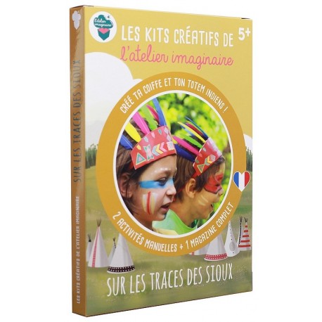 KIT CREATIF INDIENS SIOUX-LiloJouets-Morbihan-Bretagne