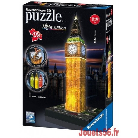 PUZZLE BIG BEN NIGHT EDITION 3D-jouets-sajou-56