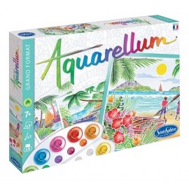 AQUARELLUM PAYSAGES TROPICAUX GRAND FORMAT-LiloJouets-Morbihan-Bretagne