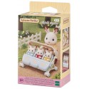 LA POUSSETTE TRIPLE SYLVANIAN FAMILIES