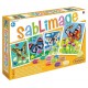 Sablimage papillons coffret 4 tableaux 25x18cm-lilojouets-morbihan-bretagne