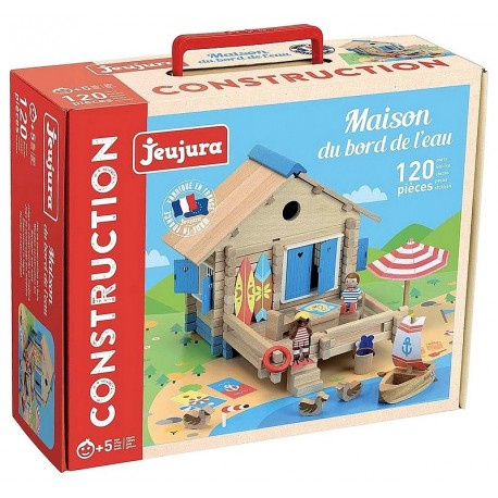 CONSTRUCTION MAISON AU BORD DE L'EAU EN BOIS 120 PIECES-LiloJouets-Morbihan-Bretagne