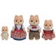 Famille chien caramel sylvanian families-lilojouets-morbihan-bretagne