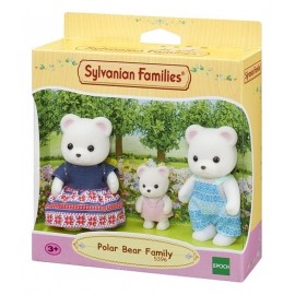 FAMILLE OURS POLAIRE SYLVANIAN FAMILIES-LiloJouets-Morbihan-Bretagne