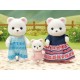 Famille ours polaire sylvanian families-lilojouets-morbihan-bretagne