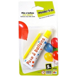 PATE A BALLON AVEC PIPETTE COULEURS ASST