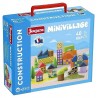 BOITE MINIVILLAGE 40 BLOCS DE CONSTRUCTION EN BOIS-LiloJouets-Morbihan-Bretagne