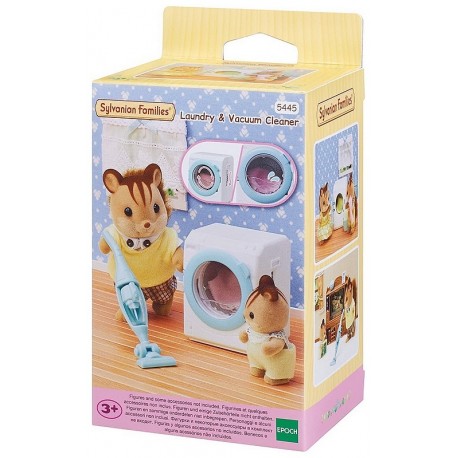 MACHINE A LAVER ET ASPIRATEUR SYLVANIAN FAMILIES-LiloJouets-Morbihan-Bretagne