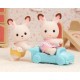 Jumeaux lapin chocolat sylvanian families-lilojouets-morbihan-bretagne