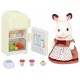 Maman lapin chocolat et refrigerateur sylvanian families-lilojouets-morbihan-bretagne