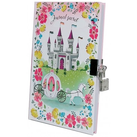 JOURNAL SECRET CHATEAU 18X12CM-LiloJouets-Morbihan-Bretagne