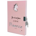 JOURNAL SECRET PRINCESSE 18X12CM