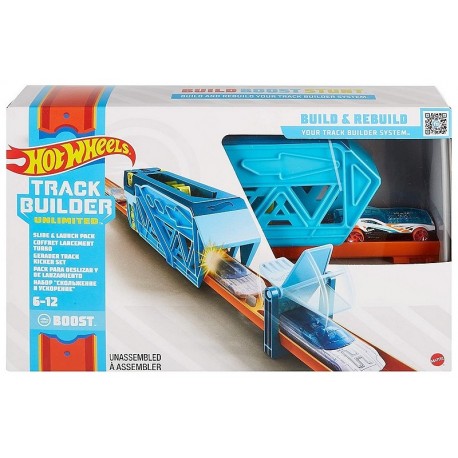 Coffret lancement turbo hot wheels avec voiture 