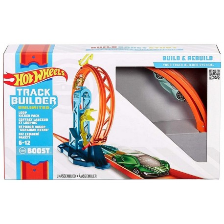 COFFRET LANCEUR ET LOOPING HOT WHEELS AVEC VOITURE-LiloJouets-Morbihan-Bretagne