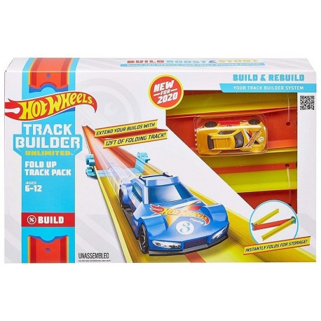 COFFRET PISTES REPLIABLES HOT WHEELS AVEC VOITURE-LiloJouets-Morbihan-Bretagne