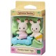 Jumeaux lapin chocolat sylvanian families-lilojouets-morbihan-bretagne