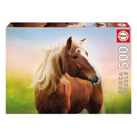 PUZZLE CHEVAL AU LEVER DU SOLEIL 500 PIECES-LiloJouets-Morbihan-Bretagne