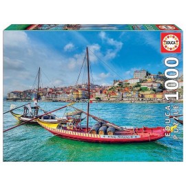 PUZZLE BATEAUX RABELOS PORTO 1000 PIECES-LiloJouets-Morbihan-Bretagne