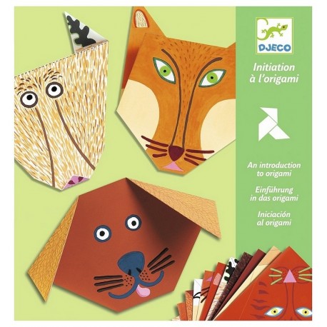 POCHETTE ORIGAMI ANIMAUX 24 FEUILLES INITIATION A ORIGAMI-LiloJouets-Morbihan-Bretagne