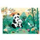 Puzzle leo panda 24 pieces boite silhouette-lilojouets-morbihan-bretagne