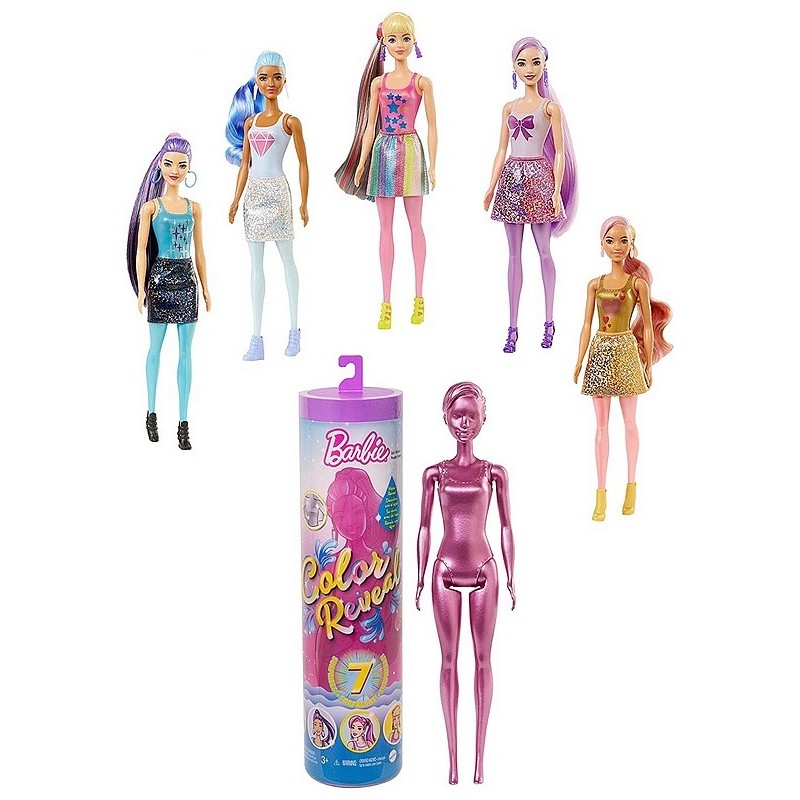 Barbie color reveal paillettes - La Poste