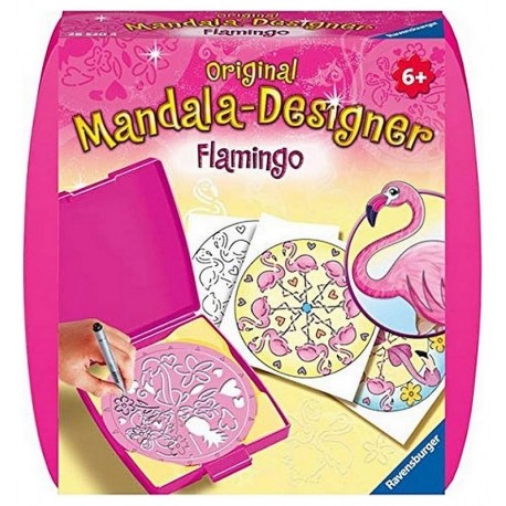 MINI MANDALAS FLAMINGO FLAMANT ROSE-LiloJouets-Morbihan-Bretagne