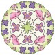 Mini mandalas flamingo flamant rose-lilojouets-morbihan-bretagne