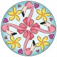 Mini mandalas flamingo flamant rose-lilojouets-morbihan-bretagne