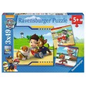 PUZZLE HEROS A FOURRURE PAT PATROUILLE 3X49PCES