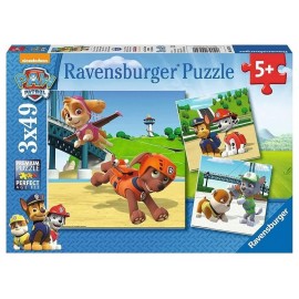 PUZZLE EQUIPE 4 PATTES PAT PATROUILLE 3X49 PIECES-LiloJouets-Morbihan-Bretagne