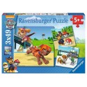 PUZZLE EQUIPE 4 PATTES PAT PATROUILLE 3X49 PIECES