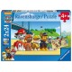 Puzzle chiens heroiques pat patrouille 2x24 pieces-lilojouets-morbihan-bretagne