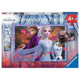 PUZZLE CONTREE GLACEE REINE DES NEIGES2 2X24 PIECES-LiloJouets-Morbihan-Bretagne