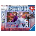 PUZZLE CONTREE GLACEE REINE DES NEIGES2 2X24 PIECES