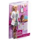 Poupee barbie 30cm pediatre avec accessoires-lilojouets-morbihan-bretagne