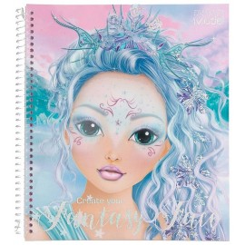 ALBUM A COLORIER CREATE YOUR FANTASY FACE 24X21CM-LiloJouets-Morbihan-Bretagne