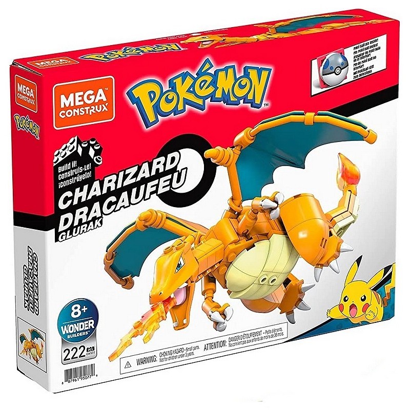 Briques mega construx dracaufeu pokemon 222 pieces 