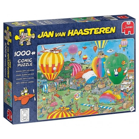 PUZZLE COMIC ANNIVERSAIRE 65 ANS 1000 PIECES JAN VAN HAASTEREN-LiloJouets-Morbihan-Bretagne