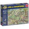 PUZZLE COMIC CHAMPIONNAT MONDE CYCLECROSS 1000 PIECES JAN VAN HAASTEREN-LiloJouets-Morbihan-Bretagne