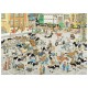 Puzzle comic marche bestiaux 1000 pieces jan van haasteren-lilojouets-morbihan-bretagne