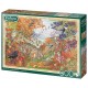 Puzzle autumn hedgerow 500 pieces haie d'automne-lilojouets-morbihan-bretagne