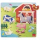 Puzzle bois mamans et bebes animaux ferme encastrement petits boutons-lilojouets-morbihan-bretagne