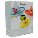 PACK 3 BATEAUX FLOTTANTS JOUETS DE BAIN SOUPLES