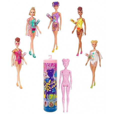 BARBIE COLOR REVEAL ETE 7 SURPRISES-LiloJouets-Morbihan-Bretagne