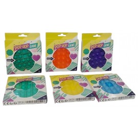 FIDGET ALVEOLES ANTI-STRESS POP HOP GAME ASST