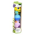 TUBE PERLES EDUCATIVES ABEILLE ET OISEAU ANIMAUX 6 PIECES LALABOOM