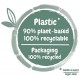 Bateau a voile 21cm green plastic recyclable-lilojouets-morbihan-bretagne