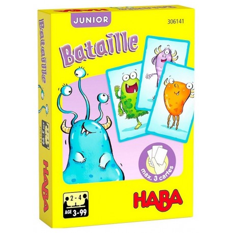 JEU CARTES BATAILLE JUNIOR ALERTE AUX MONSTRES-LiloJouets-Morbihan-Bretagne