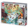 PUZZLE CHERCHE ET TROUVE LES EMPREINTES 81 PIECES WWF-LiloJouets-Morbihan-Bretagne
